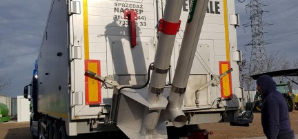 Punere in functiune snec detasabil UHV pentru remorca hidraulica